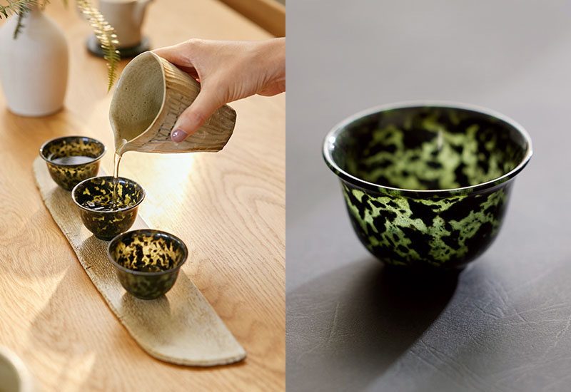 奇鈺家居 台灣墨玉茶杯